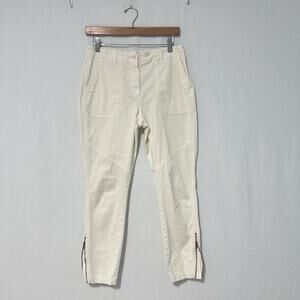 Guideboat Co. Pants Womens Size 26 Ivory Pockets Nautical Outdoor Beach Casual